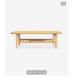 Massief dennenhouten Double-Decker Salontafel Nieuw in Doos, 100 tot 150 cm, Nieuw, Minder dan 50 cm, Grenenhout