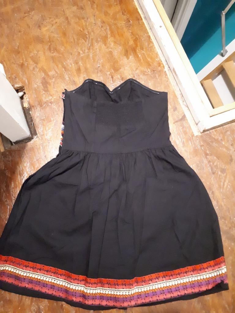 Zwarte strapless dress H&M, Kleding | Dames, Maat 38/40 (M), H&M, Zwart, Ophalen of Verzenden