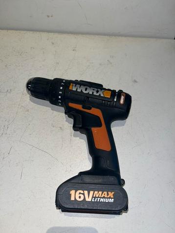 WORX 152.2 16V Accu Schroef/Boormachine met accu beschikbaar voor biedingen