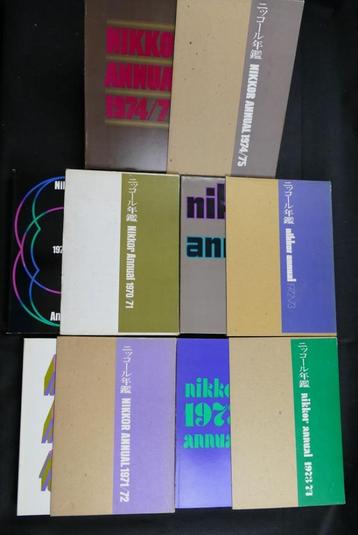 5x Nikkor Annual (1970-1975) beschikbaar voor biedingen