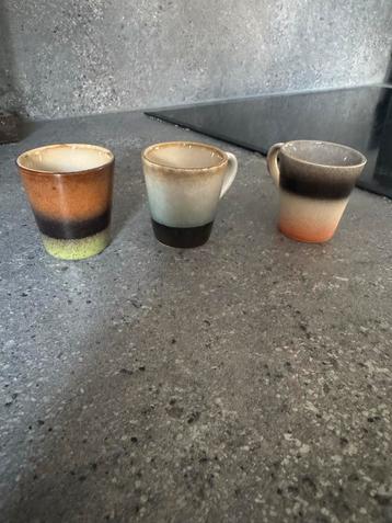 HKliving Espresso Kopjes - Set van 3 beschikbaar voor biedingen