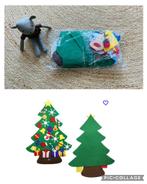 Vilten kerstboom/ DIY/ spel Kerst/ Kerstmis/ speelgoed, Ophalen of Verzenden, Zo goed als nieuw