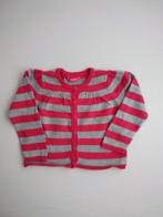 ongedragen roze/grijs gestreept zomer vestje 80, Kinderen en Baby's, Babykleding | Maat 80, Ophalen of Verzenden, Zo goed als nieuw