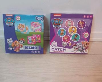 NIEUWSTAAT 2 LEUKE PAW PATROL SPELLEN SAMEN €3,- NICKELODEON beschikbaar voor biedingen