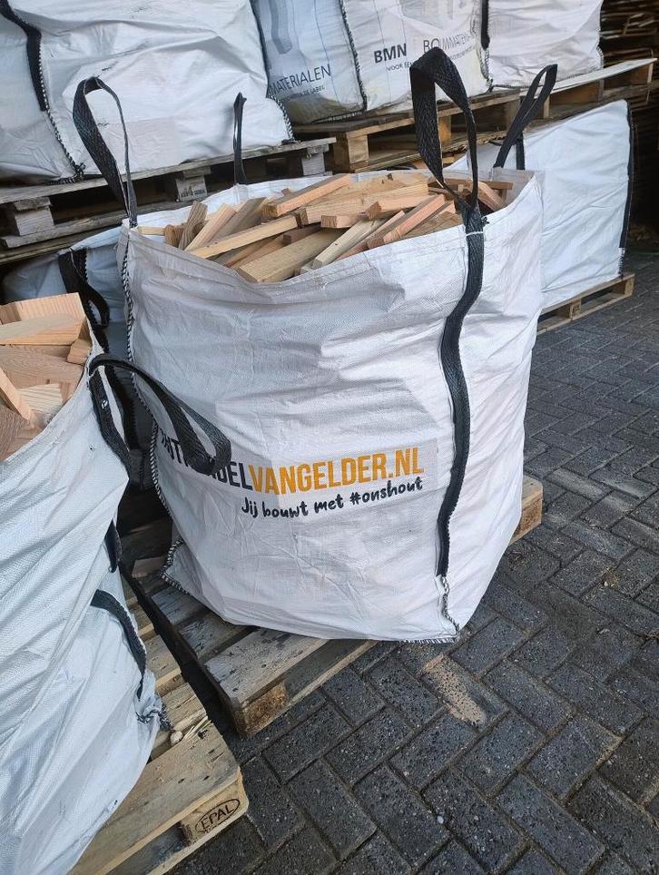 Big Bag brandhout div houtsoort in de mix, Tuin en Terras, Haardhout, Blokken, Overige houtsoorten, Minder dan 3 m³, Ophalen