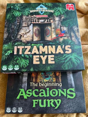 Escape Room Puzzelspellen - Itzamna's Eye & Ascalon's Fury beschikbaar voor biedingen