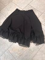 Zwarte Carnaval Rok, Zwart, Maat 46/48 (XL) of groter, Ophalen of Verzenden, Gedragen