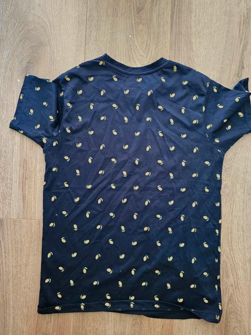 Zeeman blauw shirt citroenen katoen L large t-shirt, Kleding | Heren, T-shirts, Zo goed als nieuw, Maat 52/54 (L), Blauw, Ophalen of Verzenden