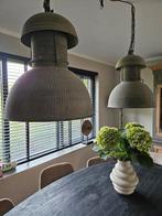 HK living hanglampen, 2 stuks, maat L, grijs, industrieel, Ophalen, Zo goed als nieuw, Landelijk/industrieel, Minder dan 100 cm