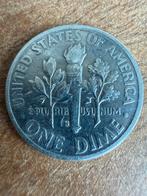 Zilveren Dime uit Noord-Amerika - 1946, Postzegels en Munten, Munten | Amerika, Ophalen, Noord-Amerika, Losse munt, Zilver