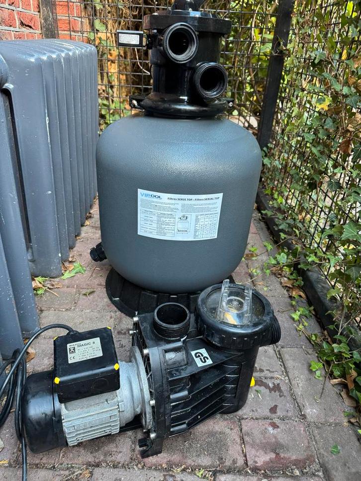 Zandfilter en Pomp - Complete Set, Tuin en Terras, Zwembad-toebehoren, Gebruikt, Ophalen