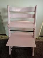Stokke Tripp Trapp kinderstoel - licht roze. Nieuw model, Ophalen, Gebruikt, Meegroeistoel, Aanschuifbaar