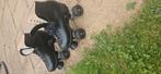 Rollerskates maat 38, echt leer nieuw, Ophalen of Verzenden, Zo goed als nieuw, Inline skates 4 wielen, Overige merken