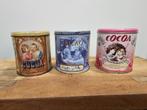 3 LEUKE BROCANTE "VAN HOUTEN CACAO" BLIKJES, Ophalen of Verzenden, Gebruikt, Overige, Overige merken