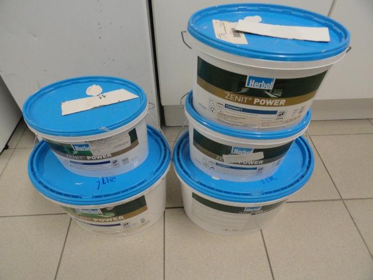 HERBOL MUURVERF LATEX DIVERSE KLEUREN, Doe-het-zelf en Verbouw, Verf, Beits en Lak, Nieuw, Verf, Minder dan 5 liter, Overige kleuren