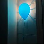 IKEA vintage Drömminge ballonvorm wandlamp - blauw, Huis en Inrichting, Lampen | Wandlampen, Ophalen of Verzenden, Zo goed als nieuw