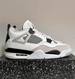 Jordan 4 military black, Ophalen of Verzenden, Zo goed als nieuw, Wit