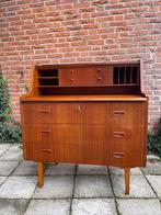 Vintage secretaire Deens design, Huis en Inrichting, Kasten | Secretaires, Gebruikt, Ophalen of Verzenden