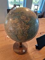 Vintage, antieke oude wereldbol dr. A Krause, Huis en Inrichting, Woonaccessoires | Wereldbollen, Ophalen, Gebruikt