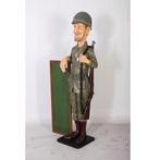 Soldaat met menubord 160 cm - soldatenbeeld, Ophalen, Nieuw