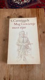 Mag ‘t een ietsje meer zijn? - Simon Carmiggelt, Boeken, Essays, Columns en Interviews, Ophalen of Verzenden, Zo goed als nieuw