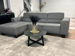 Hoekbank Felix Grijs, --, Stof, Ophalen of Verzenden, Zo goed als nieuw