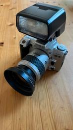 Minolta Dynax 404si analoge camera met flitser, Spiegelreflex, Minolta, Ophalen of Verzenden, Zo goed als nieuw