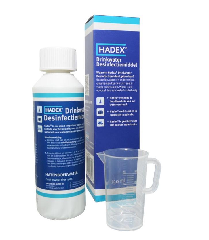 Hadex, de enige goedgekeurde drinkwaterdesinfectie, Watersport en Boten, Accessoires en Onderhoud, Nieuw, Verzenden