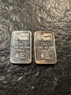 2x 10 gram Drijhout Amro Bank, Ophalen of Verzenden, Zilver
