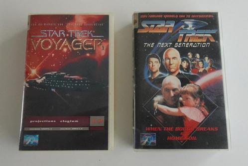 2 Star Trek Series op VHS - Ex-Rental, Cd's en Dvd's, VHS | Film, Zo goed als nieuw, Ophalen