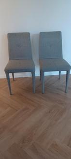 Eetkamerstoelen, 6 stuks, Huis en Inrichting, Stoelen, Ophalen, Gebruikt, Grijs
