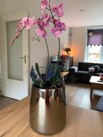 orchidee kunst in pot, Huis en Inrichting, Ophalen of Verzenden, Zo goed als nieuw