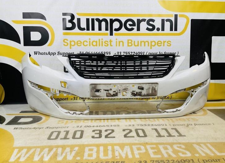 BUMPER Peugeot 308 2012-2016 VOORBUMPER 2-J3- 9032z, Auto diversen, Tuning en Styling, Ophalen of Verzenden