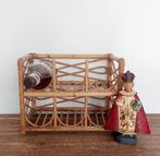 Vintage rotan wijnrek, Ophalen of Verzenden, Huis en Inrichting