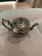 Antieke Tinnen Theepot, Antiek en Kunst, Antiek | Tin, Ophalen of Verzenden