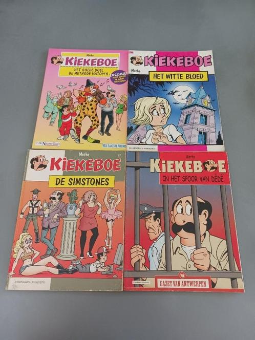 Kiekeboe 36, 78, 87 + HLN strip, 1ste druk, goede staat, Boeken, Stripboeken, Gelezen, Meerdere stripboeken, Verzenden