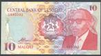 Lesotho 10 Maloti 1990, Verzenden, Overige landen, Los biljet