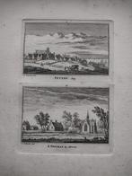 031-032 Petten Alkmaar St.Pancras Kopergravure dl 3 18e Eeuw, Antiek en Kunst, Kunst | Etsen en Gravures, Ophalen of Verzenden