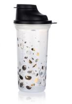 Tupperware Quick Shaker 600ml Zwart/Goud Nieuw, Huis en Inrichting, Keuken | Tupperware, Ophalen of Verzenden, Nieuw, Beker of Kan