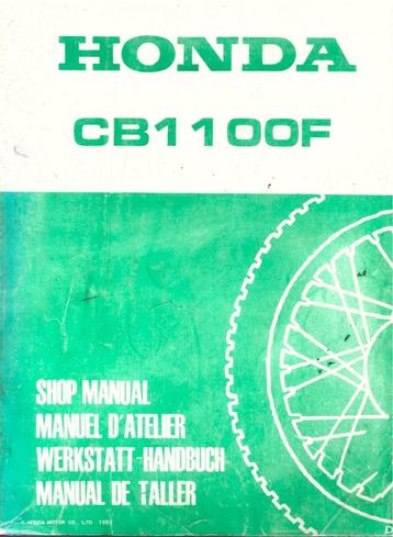 Honda CB1100 F shop manual (3480z) motor