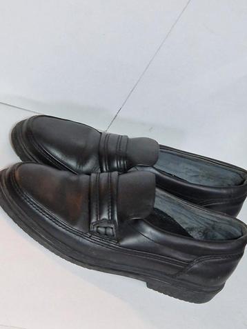 Zwarte Leren Loafers maat 44 beschikbaar voor biedingen