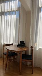 Eettafel 80cm NACKANAS Ikea + 2 eettafel stoelen NACKANAS, Huis en Inrichting, Tafels | Eettafels, Ophalen, Rond, 50 tot 100 cm