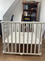 Witte baby box, Kinderen en Baby's, Boxen, Ophalen, Zo goed als nieuw, Rechthoekig, Boxkleed