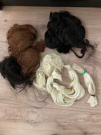 Partij kunsthaar allerlei kleuren kapper, Ophalen of Verzenden, Nieuw, Overige kleuren