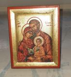 Icoon Jezus, Maria en Jozef met certificaat, Ophalen of Verzenden, Nieuw, Overige typen
