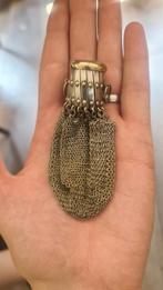 Antieke Zilveren Geldbuidel 19e Eeuw, Antiek en Kunst, Antiek | Goud en Zilver, Ophalen of Verzenden, Zilver