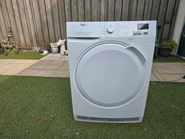 AEG Lavatherm 7000 warmtepompdroger A+++, Witgoed en Apparatuur, Wasdrogers, Gebruikt, Condens, Voorlader, 6 tot 8 kg, 85 tot 90 cm
