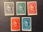 Nederland 1945 Kinderzegels postfris NVPH 444/448, Postzegels en Munten, Postzegels | Nederland, Na 1940, Verzenden, Postfris