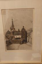 Ets Hendrik de Laat " Tilburg ", Antiek en Kunst, Kunst | Etsen en Gravures, Ophalen
