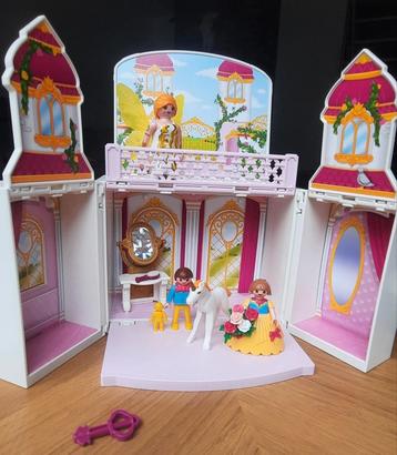 Playmobile draagbaar mini prinsessen kasteel beschikbaar voor biedingen